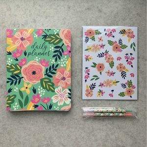Floral Daily Planner | Steel Mill & Co.